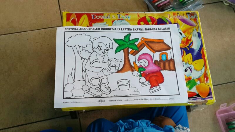 My Little Artist Won The Coloring Competition!  Voice of Life